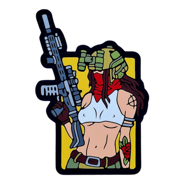 Патч "Tactical Girl" Yellow ST-6 фото